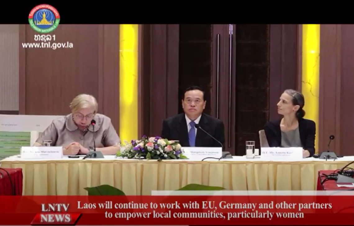 Laos will continue to work with EU, Germany and other partners to empower local communities,