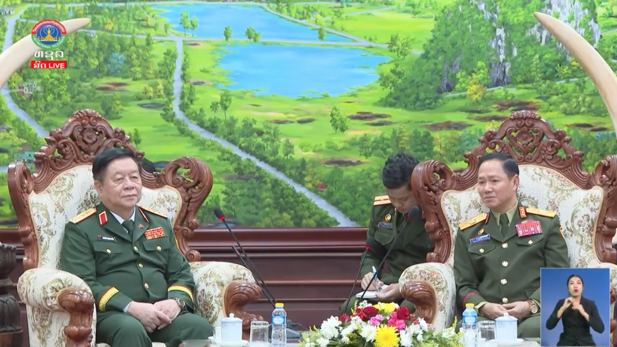 ຫົວໜ້າກົມໃຫຍ່ ການເມືອງກອງທັບ ສສ ຫວຽດນາມ ຢ້ຽມຢາມ-ເຮັດວຽກ ຢູ່ ສປປ ລາວ.  [06-08-2026]